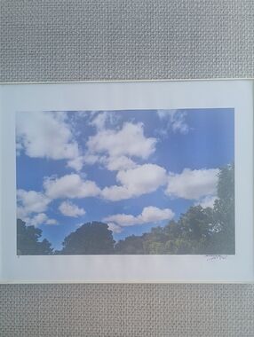 Framed Sky Landscape Wall Art.In the sky Star of David you can see(Magen David).